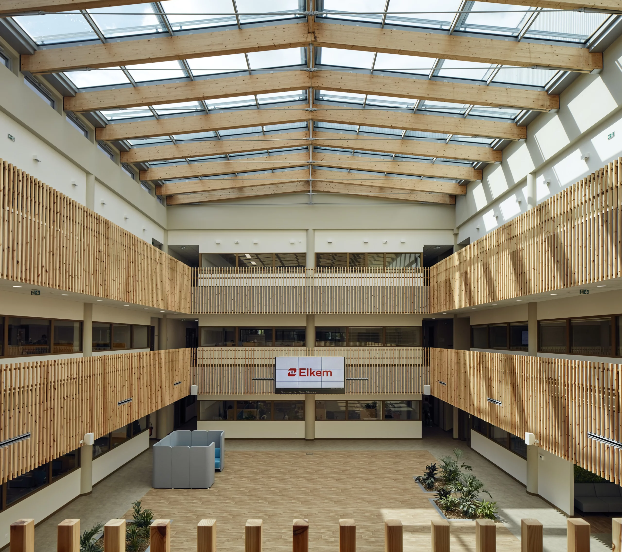 Bâtiment R&D Elkem Silicones à Saint-Fons 1