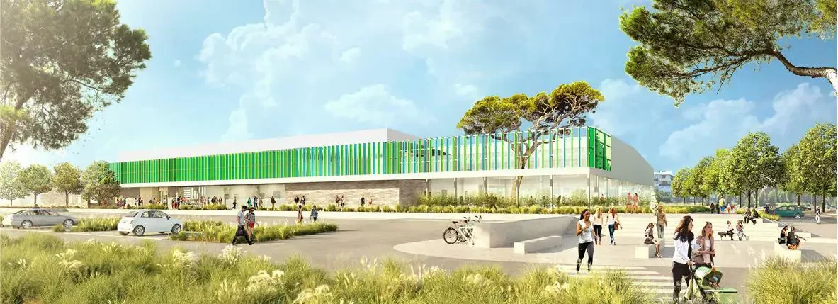 Spie batignolles LE FOLL TP centre aqualudique Cabourg