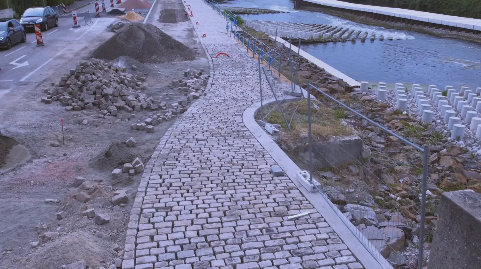 Spie batignolles Le Foll TP Quai Félix Faure