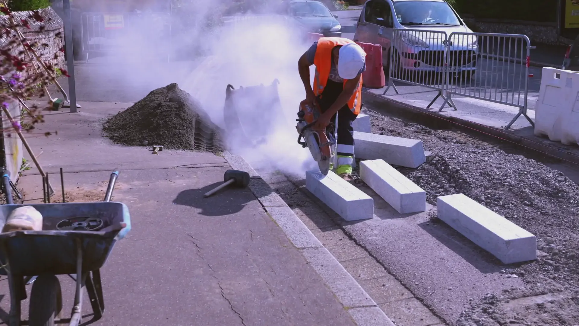 Spie batignolles Le Foll TP Quai Félix Faure