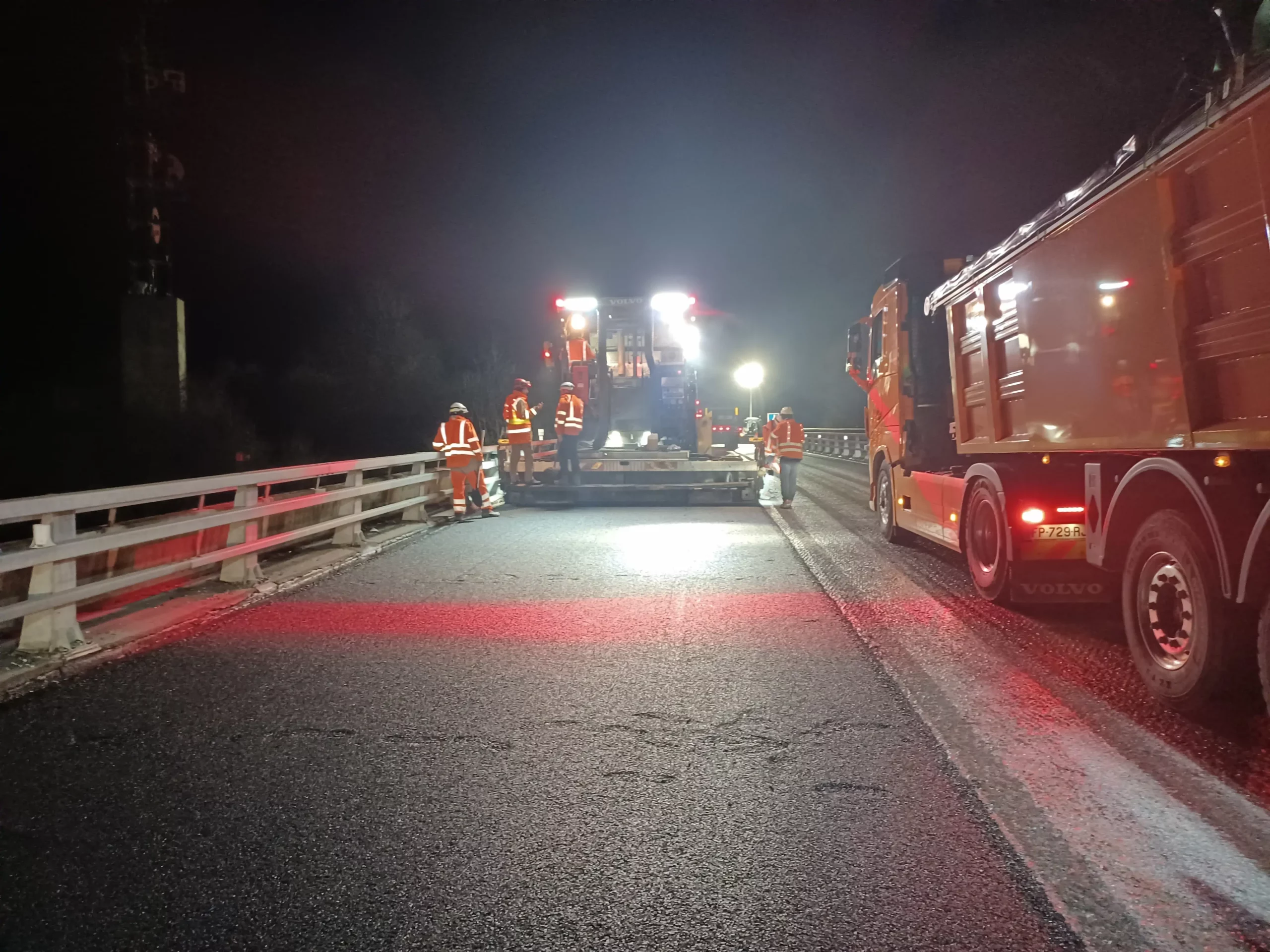 Chantier A40 Spie batignolles malet