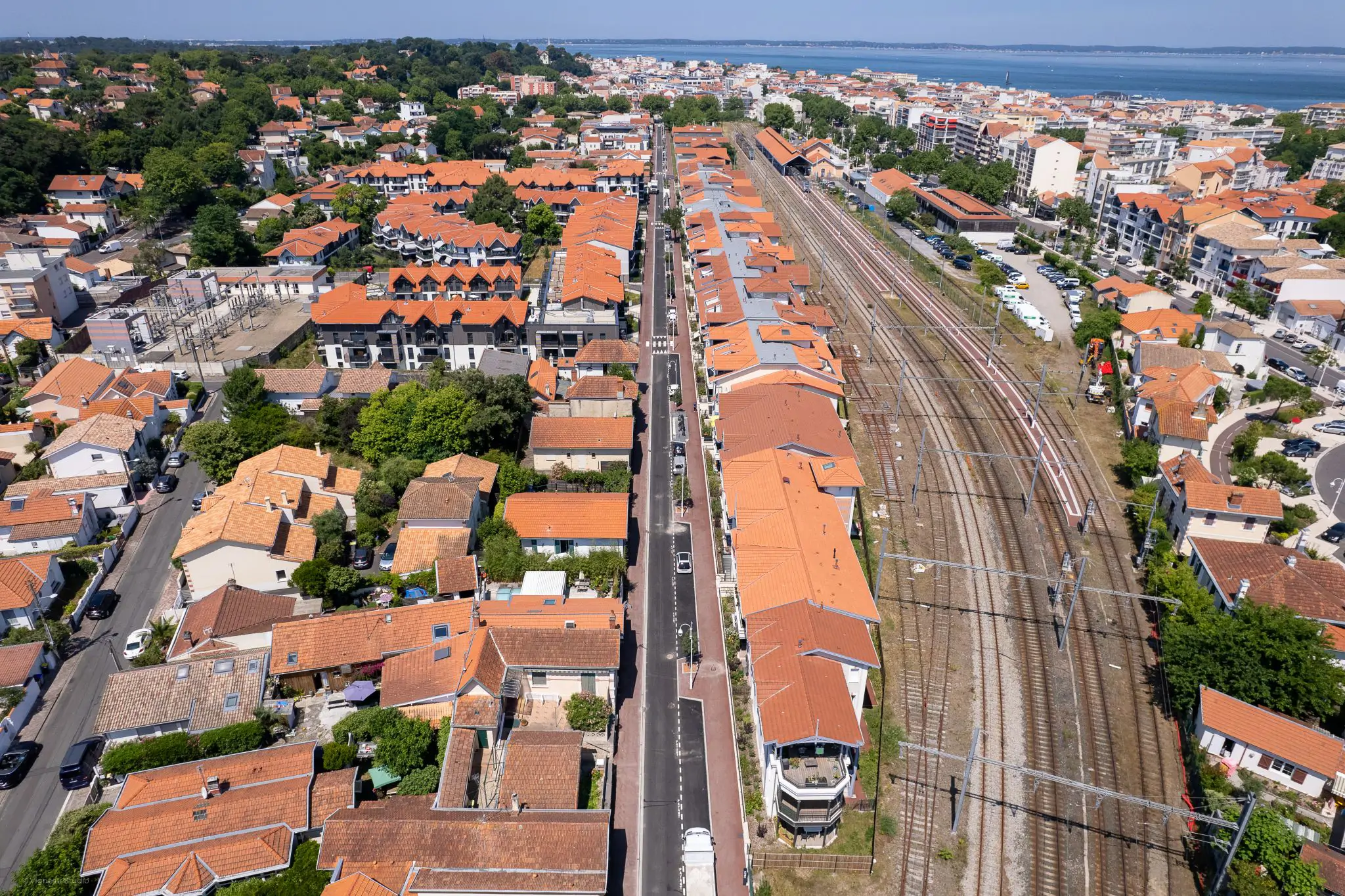 Réalisation de la Rue Méran à Arcachon